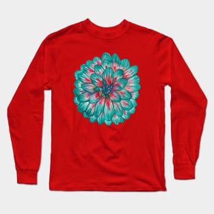 Blue aster flower Long Sleeve T-Shirt